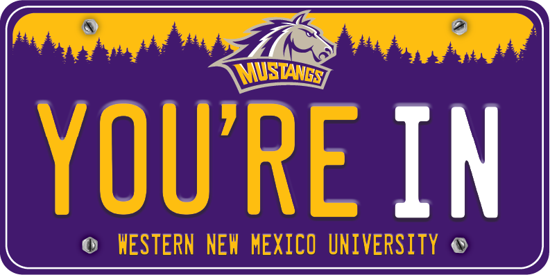 WNMU License Plate