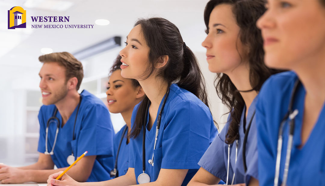 Nursing students focused on what they are seeing