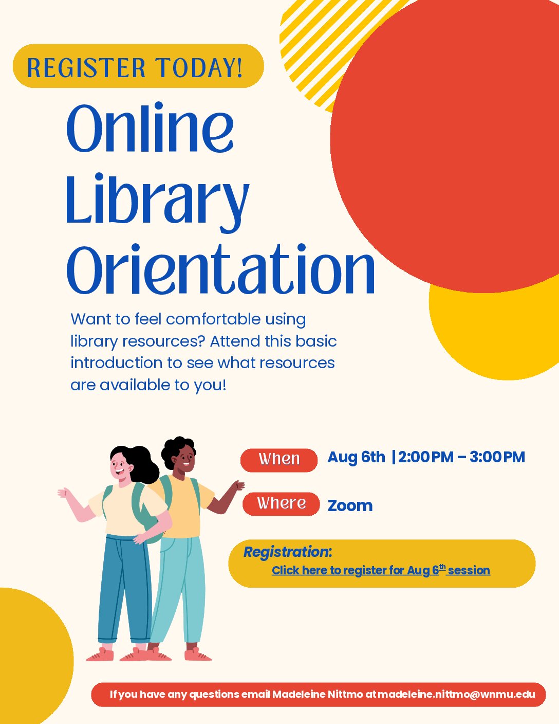 Student Library Orientation - Online