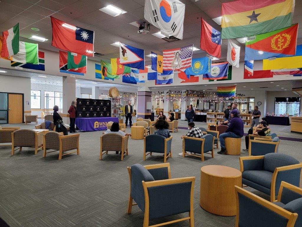 Lineup in the Library