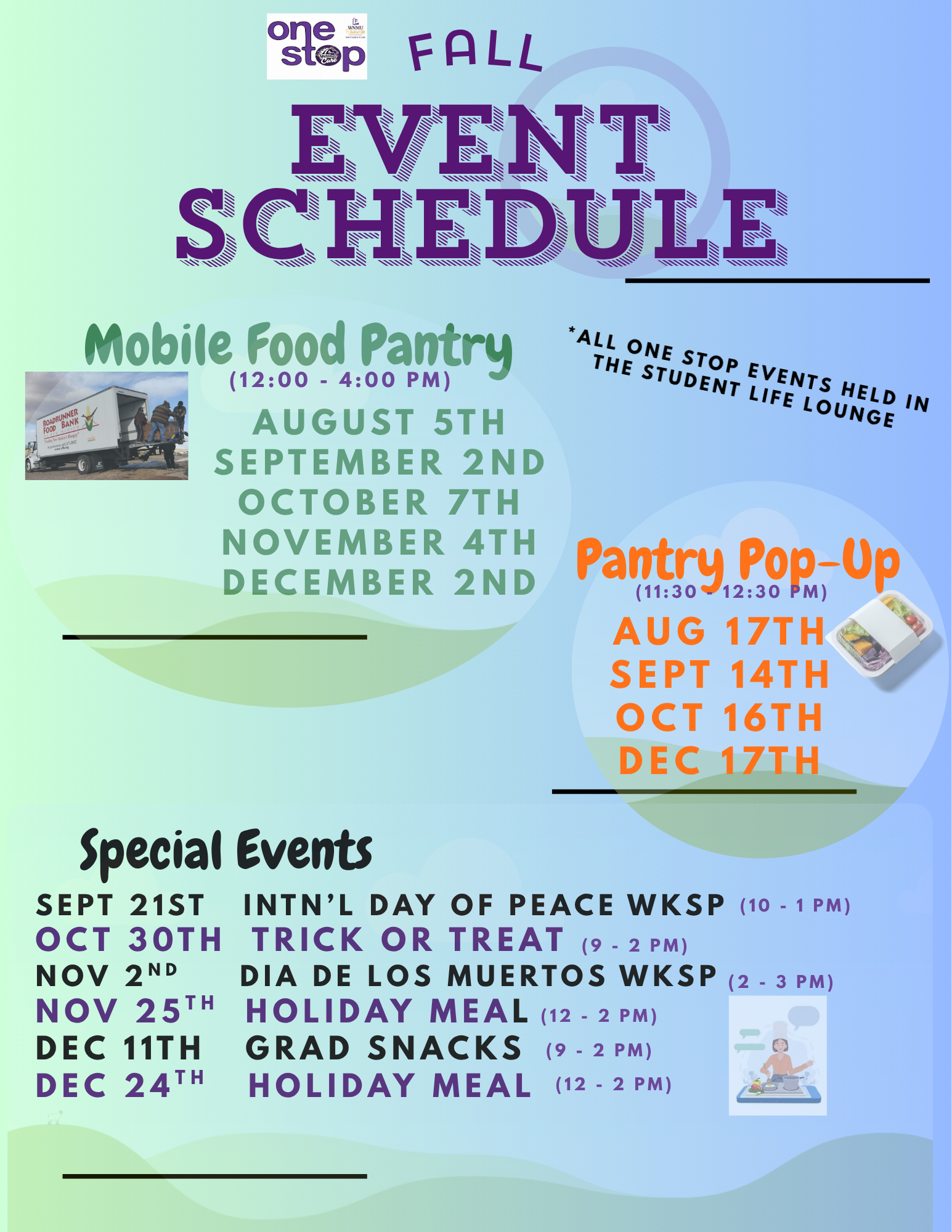 OneStop Fall Events